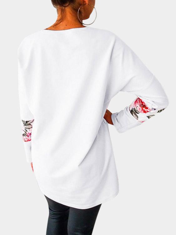 NEW FEELING Womens White T-Shirts