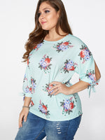 OEM Ladies Green Plus Size Tops