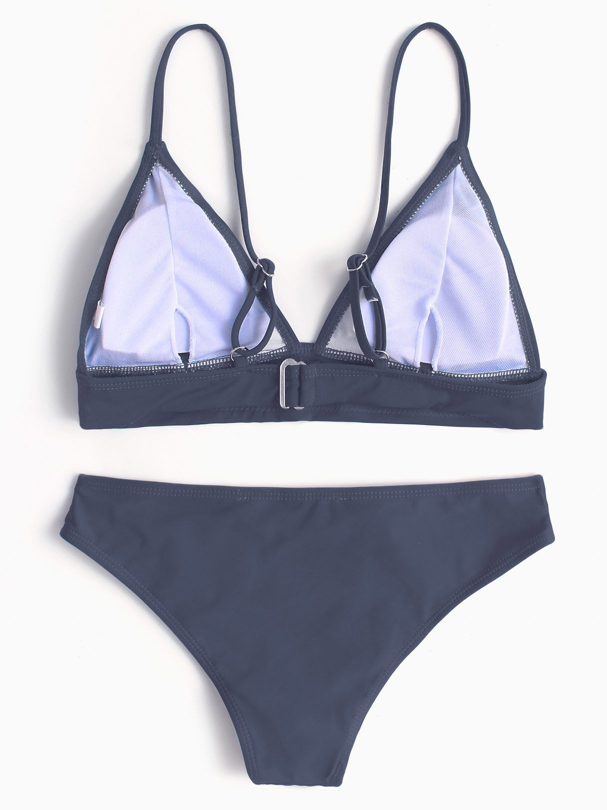 NEW FEELING Womens Grey Bikinis