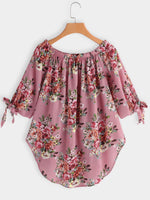 NEW FEELING Womens Pink Blouses