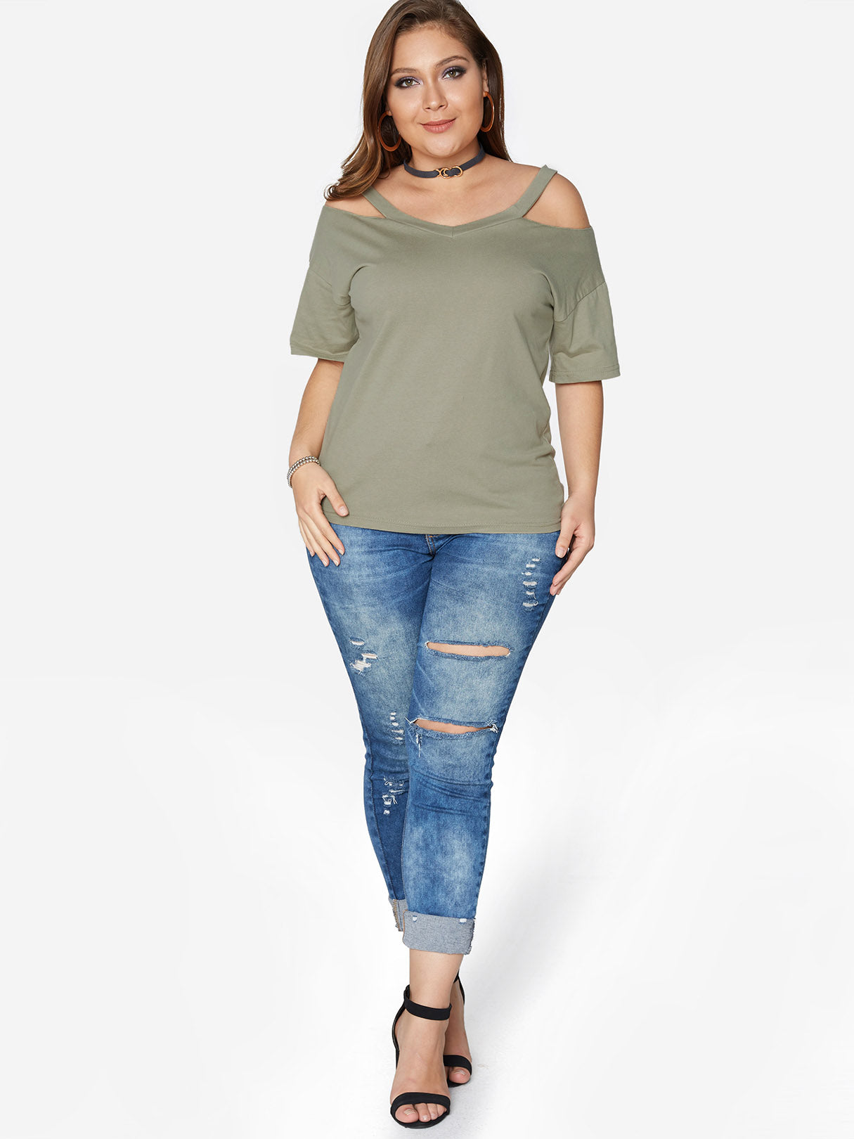 OEM ODM Womens White Plus Size Tops