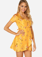 ODM Ladies Short Sleeve Mini Dress