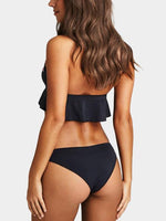 NEW FEELING Womens Black Bikinis