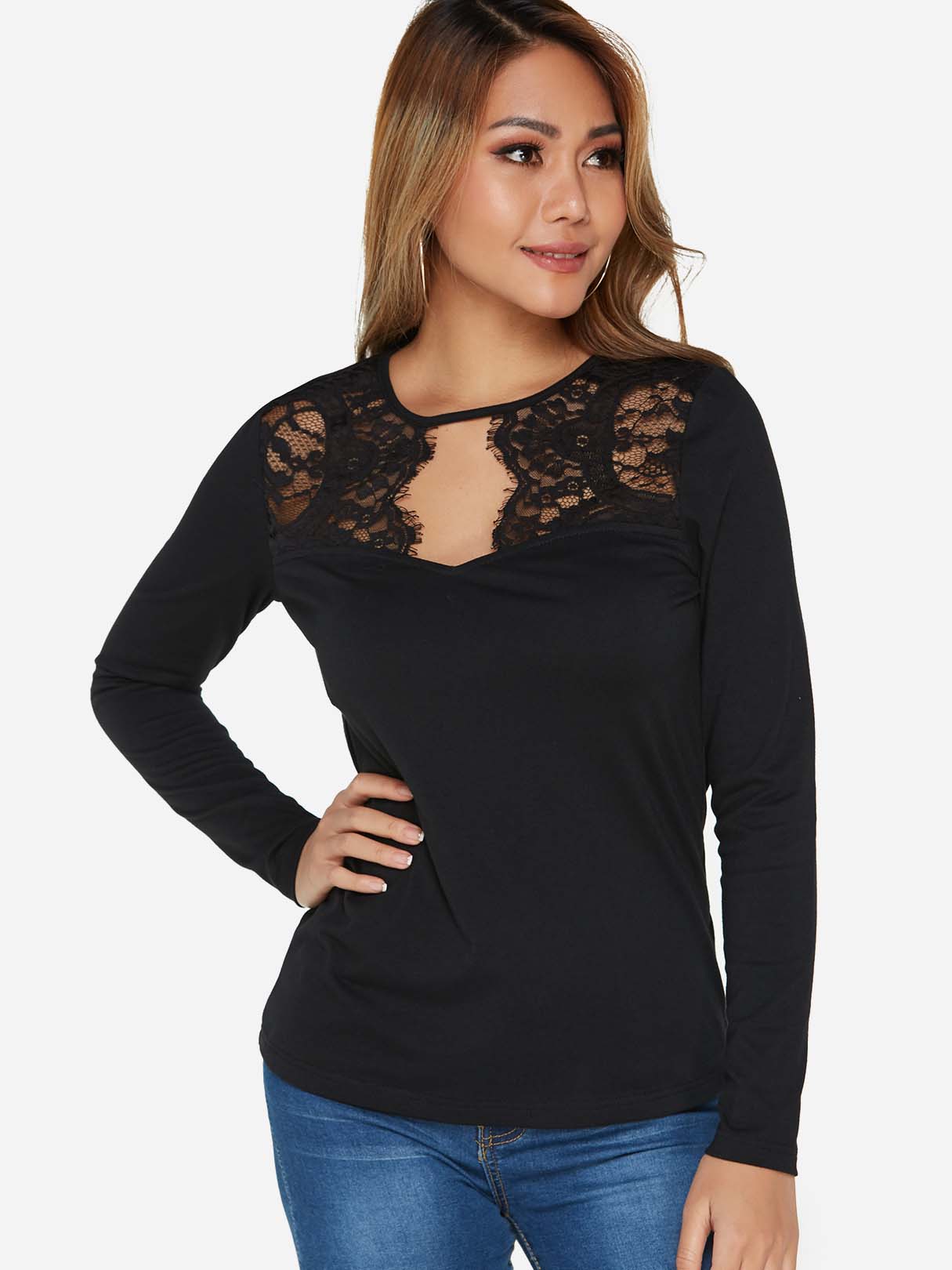 ODM Ladies Long Sleeve T-Shirts