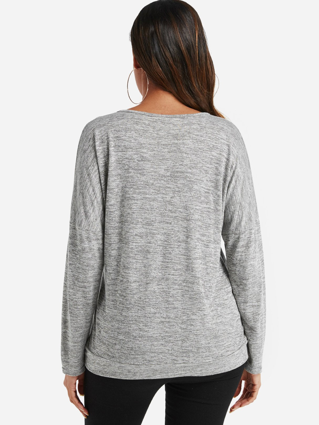 NEW FEELING Womens Grey T-Shirts