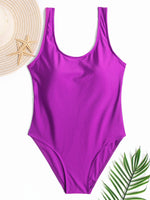 Wholesale Plain Backless One-Pieces Swimwears