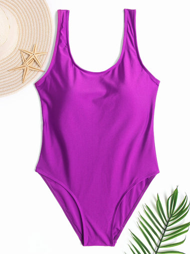 Wholesale Plain Backless One-Pieces Swimwears