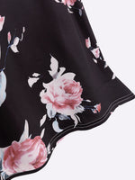Custom Womens Floral Print T-Shirts