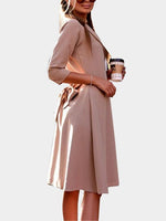 NEW FEELING Womens Beige Casual Dresses