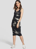 NEW FEELING Womens Black Casual Dresses