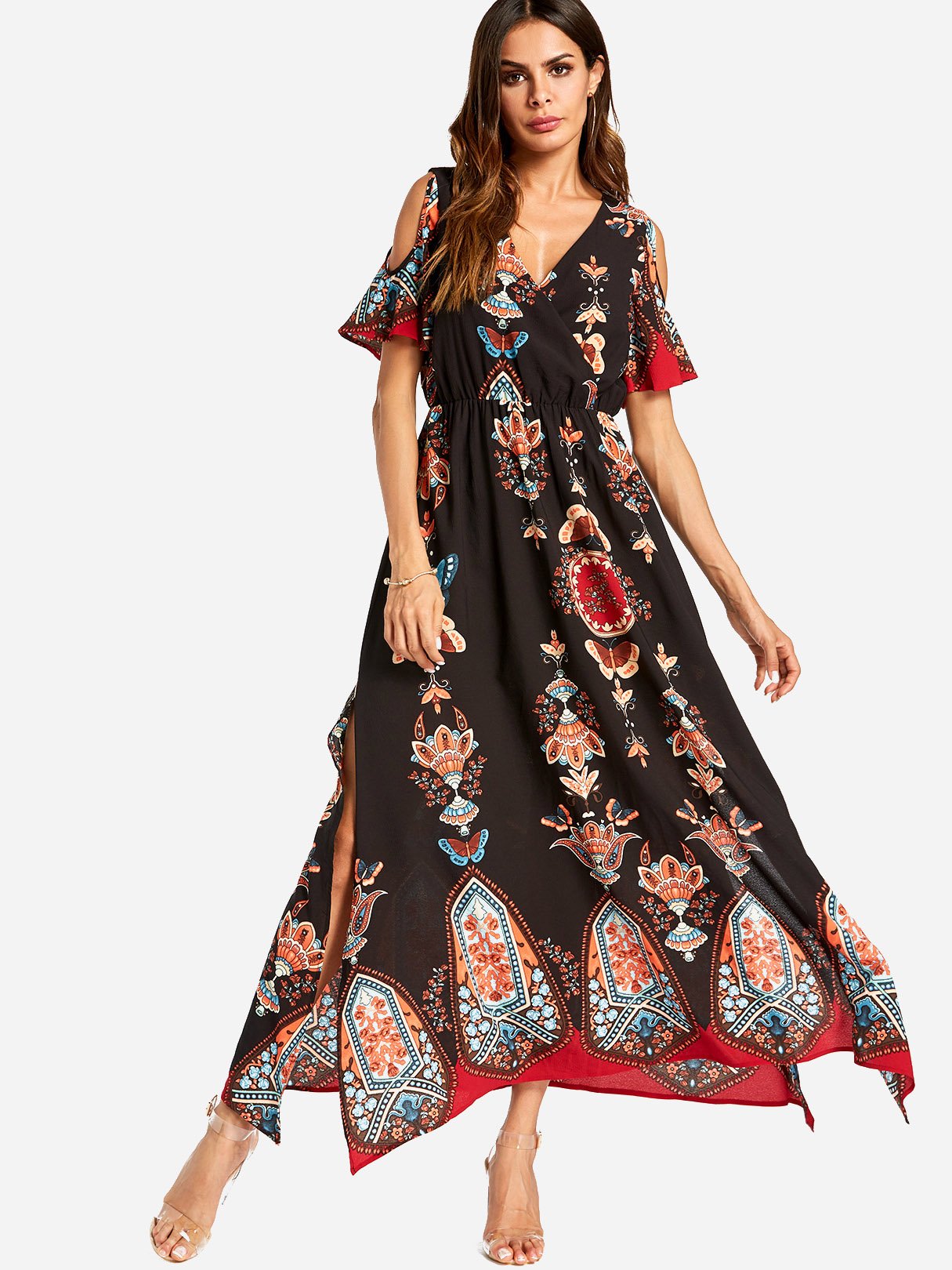 OEM ODM Long Pink Velvet Dress