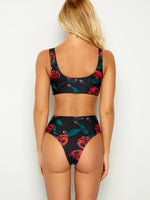 NEW FEELING Womens Black Bikinis