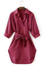 Custom Red And Green Floral Dress