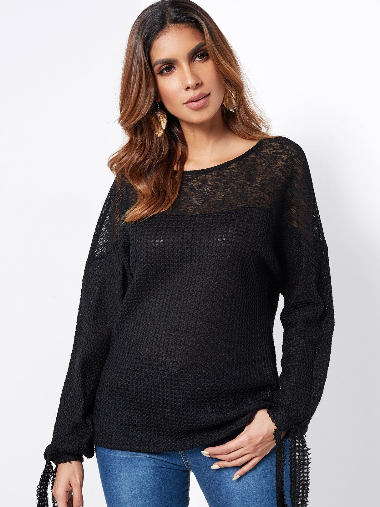 OEM Ladies Black T-Shirts