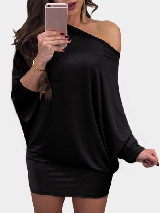 OEM Ladies Black Mini Dresses