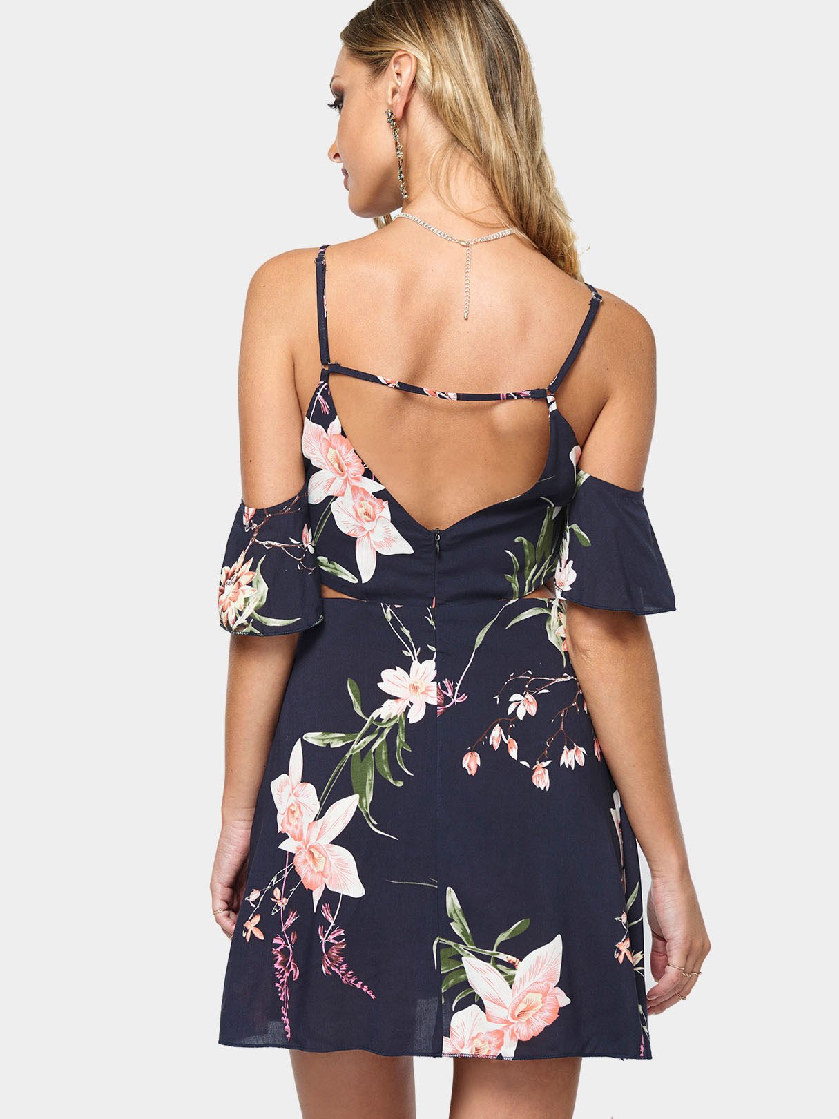 NEW FEELING Womens Multi Floral Dresses