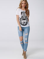 ODM Ladies Short Sleeve T-Shirts