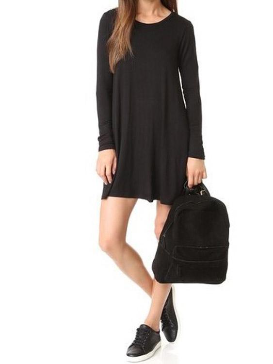 OEM Ladies Black Mini Dresses
