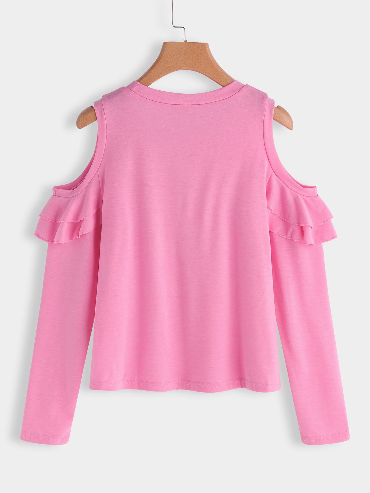 NEW FEELING Womens Pink T-Shirts
