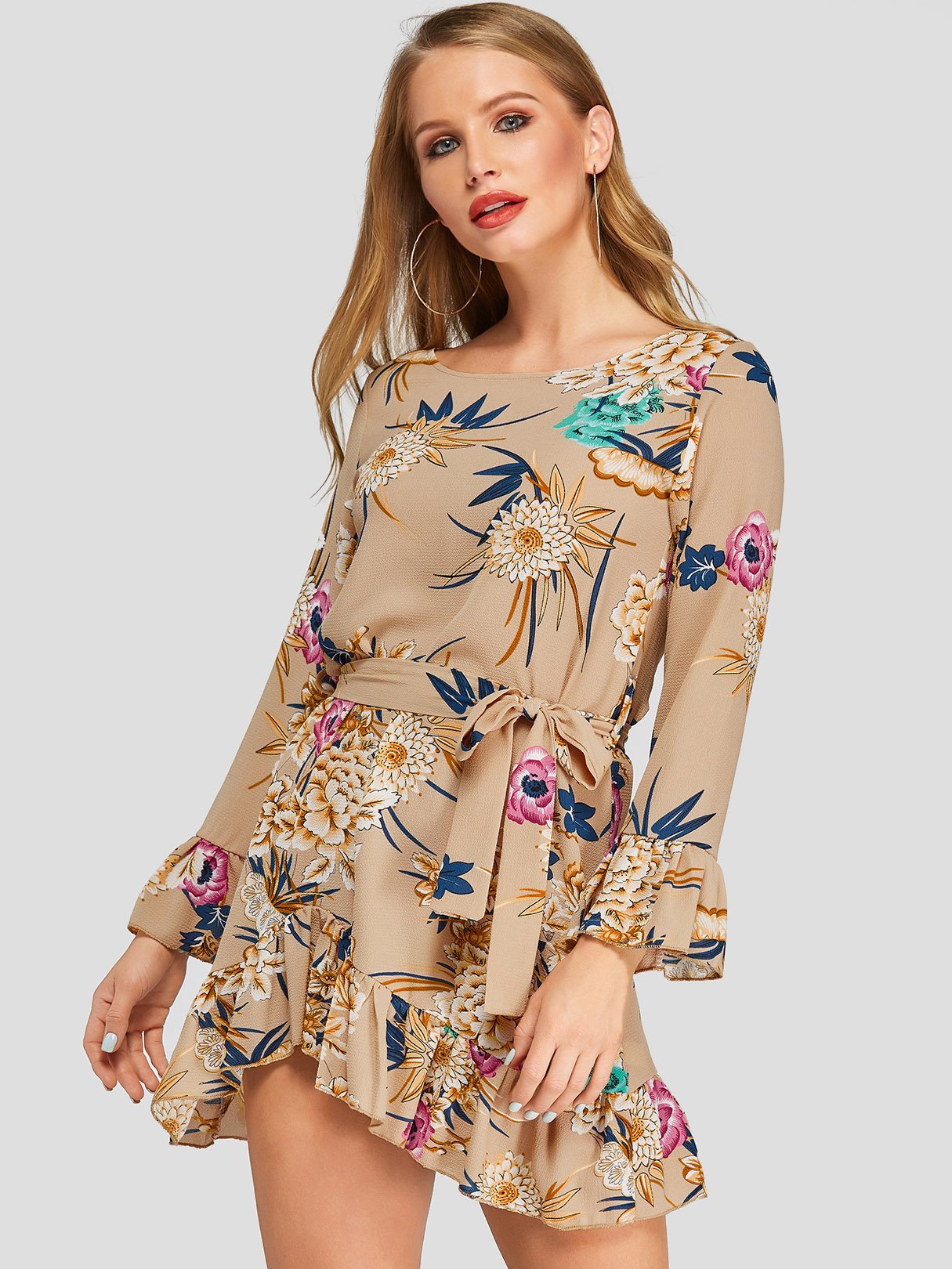 OEM ODM Womens Camel Mini Dresses