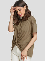 OEM Ladies Khaki T-Shirts