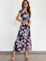 OEM Ladies Navy Maxi Dresses