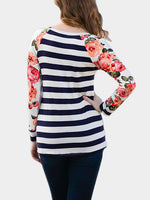 NEW FEELING Womens Blue T-Shirts