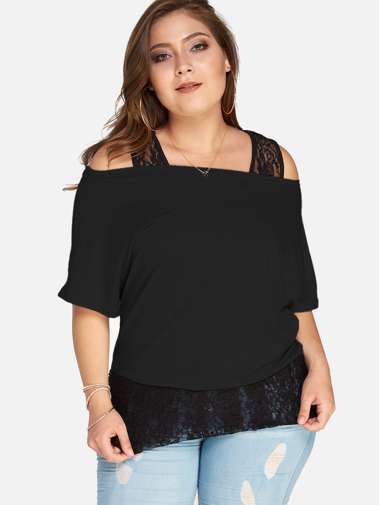 OEM ODM Ladies Red Plus Size Tops