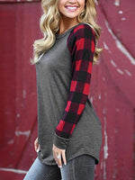 NEW FEELING Womens Red T-Shirts