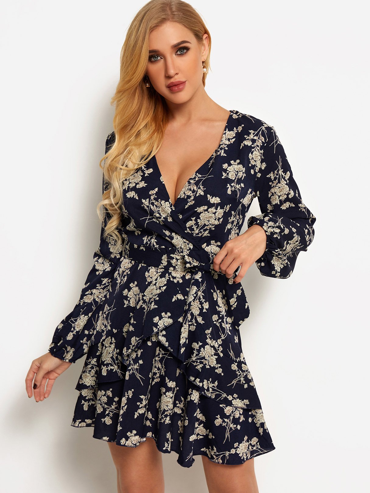 Custom Little Long Sleeve Black Dress