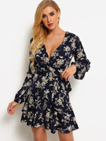 Custom Little Long Sleeve Black Dress