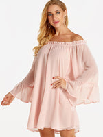 OEM Ladies Pink Mini Dresses