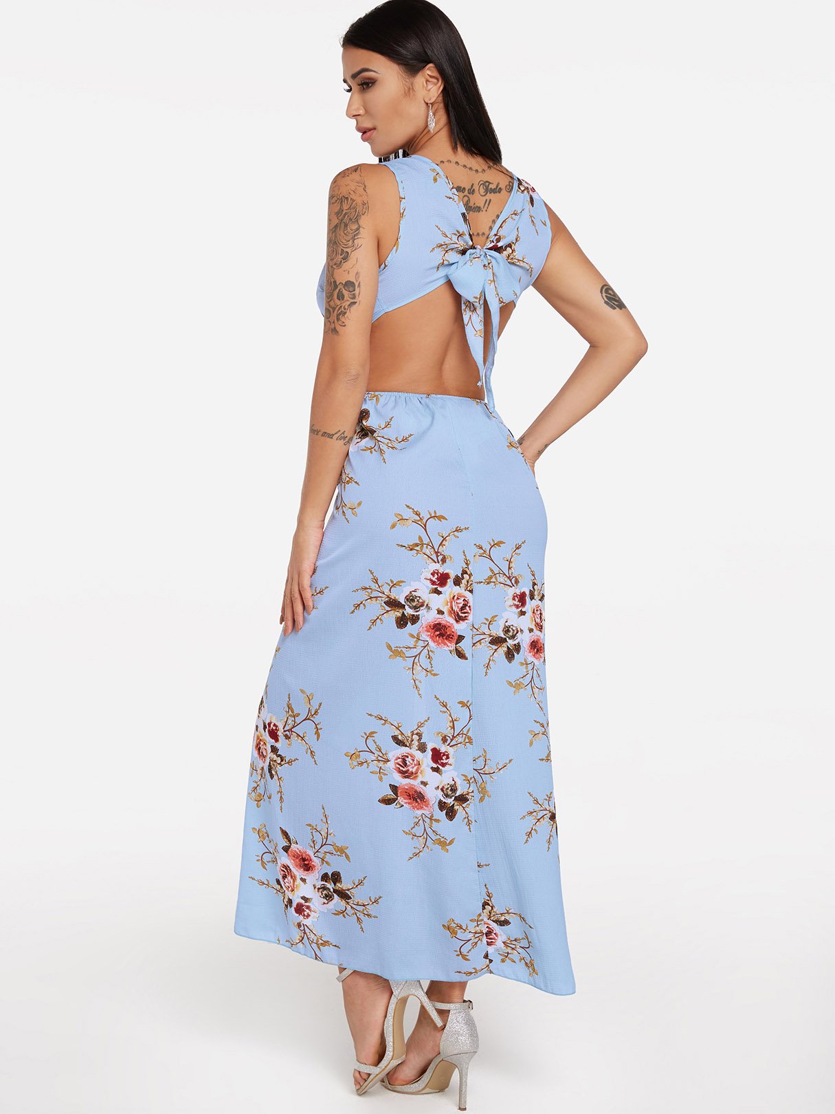 NEW FEELING Womens Blue Maxi Dresses