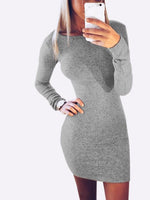 OEM Ladies Grey Mini Dresses