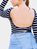 NEW FEELING Womens Navy T-Shirts
