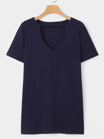 NEW FEELING Womens Navy Shirt Dresses