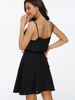 NEW FEELING Womens Black Mini Dresses