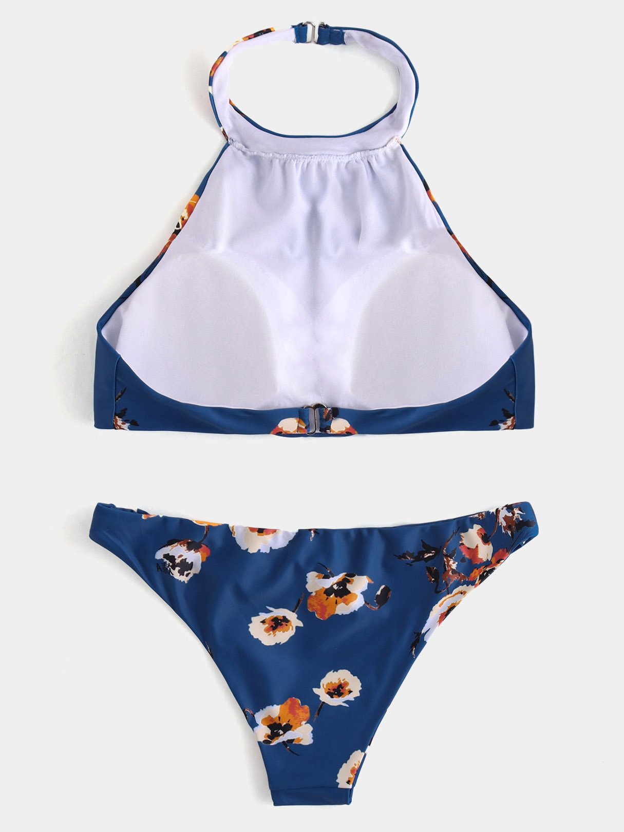 NEW FEELING Womens Dark Blue Bikinis