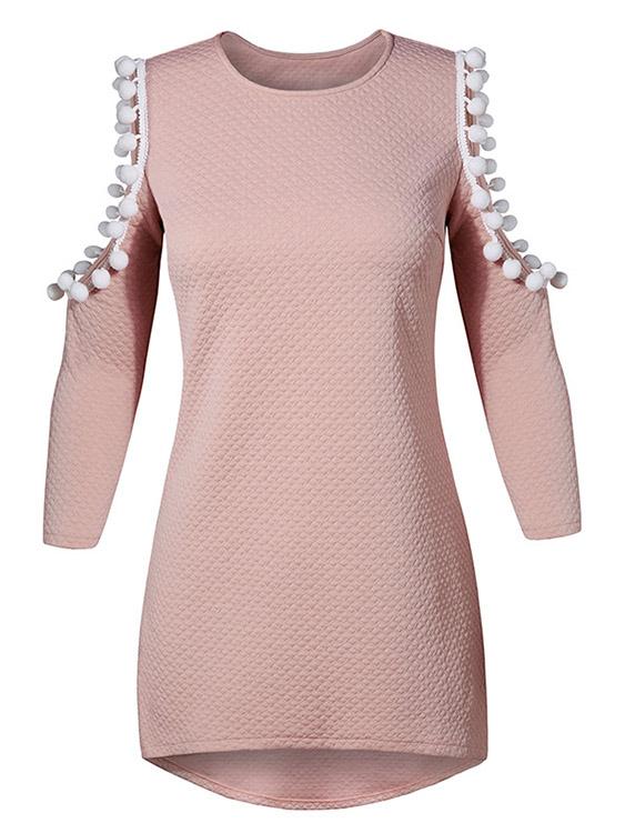 OEM Ladies Pink Mini Dresses