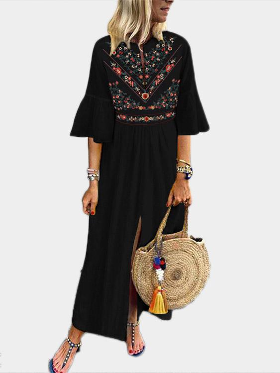OEM Ladies Floral Floral Dresses