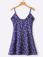 OEM Ladies Blue Mini Dresses