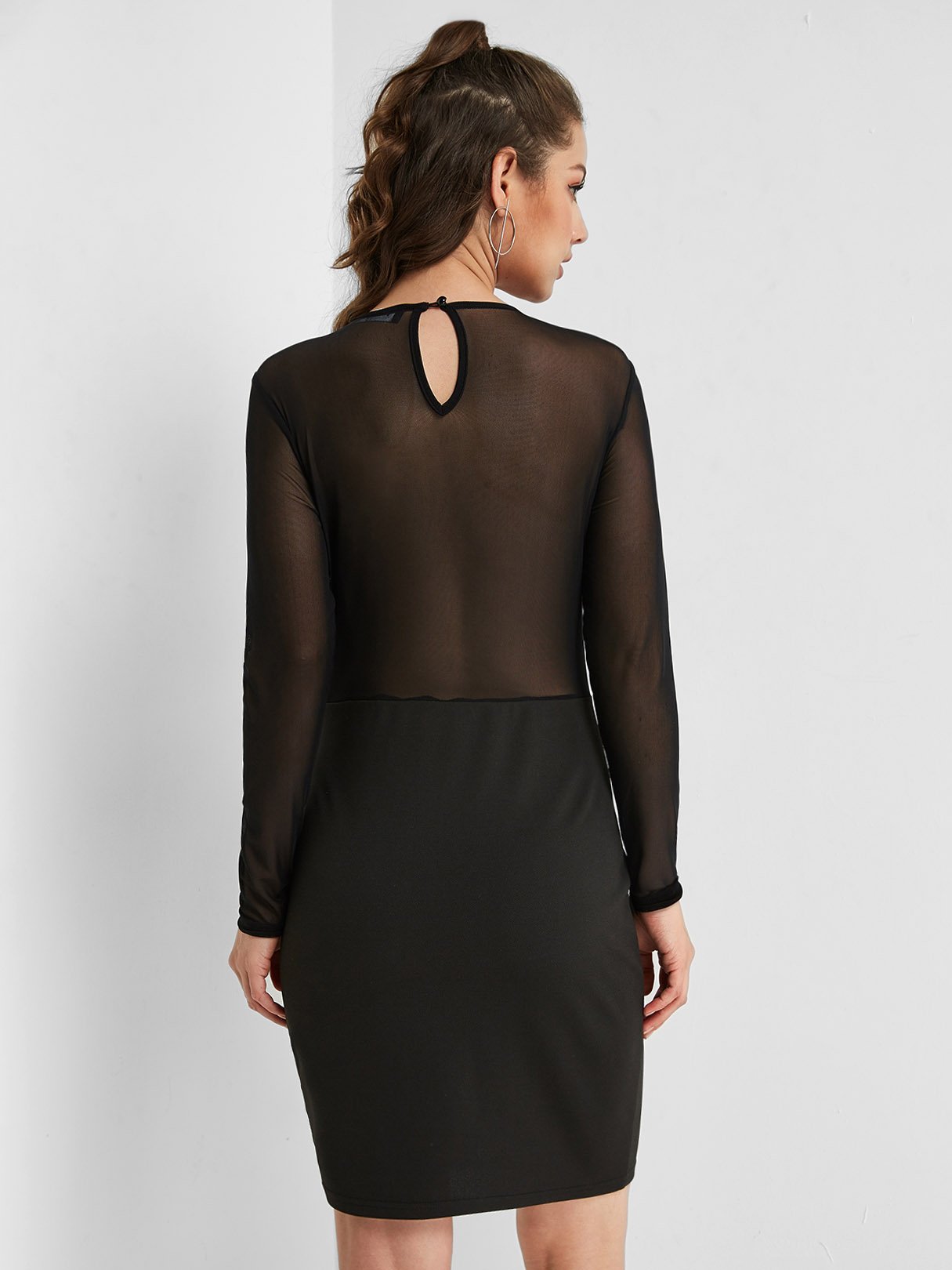 NEW FEELING Womens Black Casual Dresses