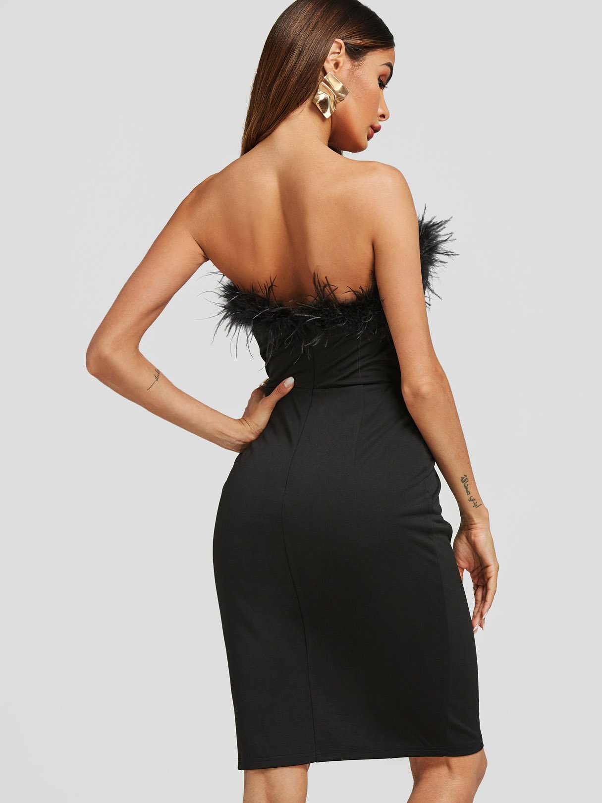 NEW FEELING Womens Black Sexy Dresses