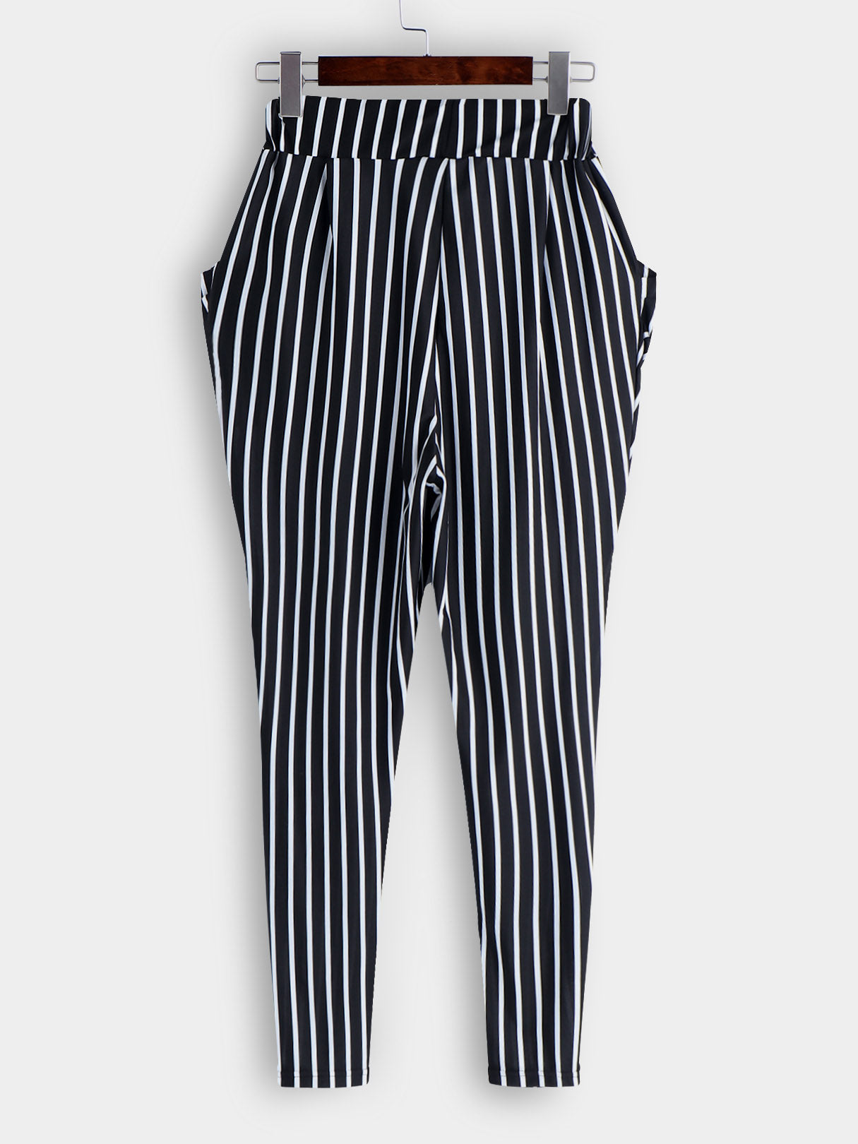 NEW FEELING Womens Striped Plus Size Bottoms