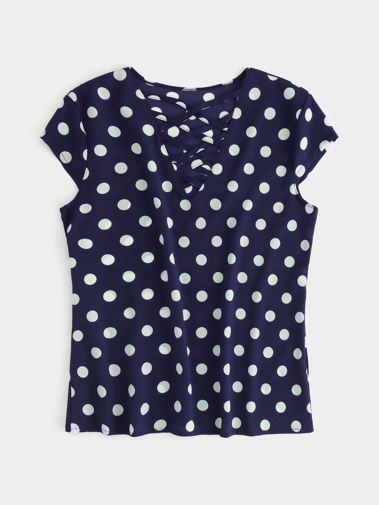 NEW FEELING Womens Blue T-Shirts