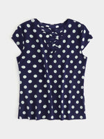 NEW FEELING Womens Blue T-Shirts