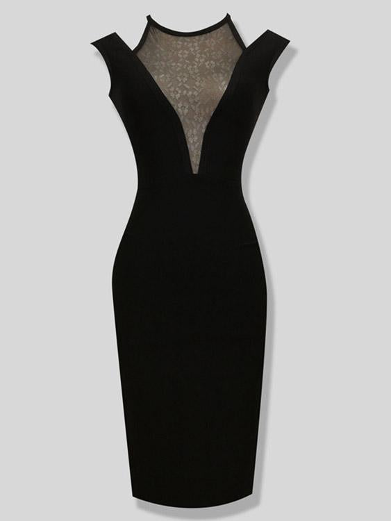 NEW FEELING Womens Black Sexy Dresses