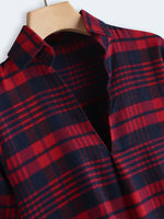 OEM Ladies Red Shirt Dresses