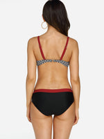 Custom Ladies V-Neck Two Piece Bikinis