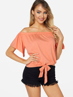 OEM Ladies Orange T-Shirts
